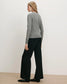 FRANKIE BROOCH PULLOVER - HEATHER GREY