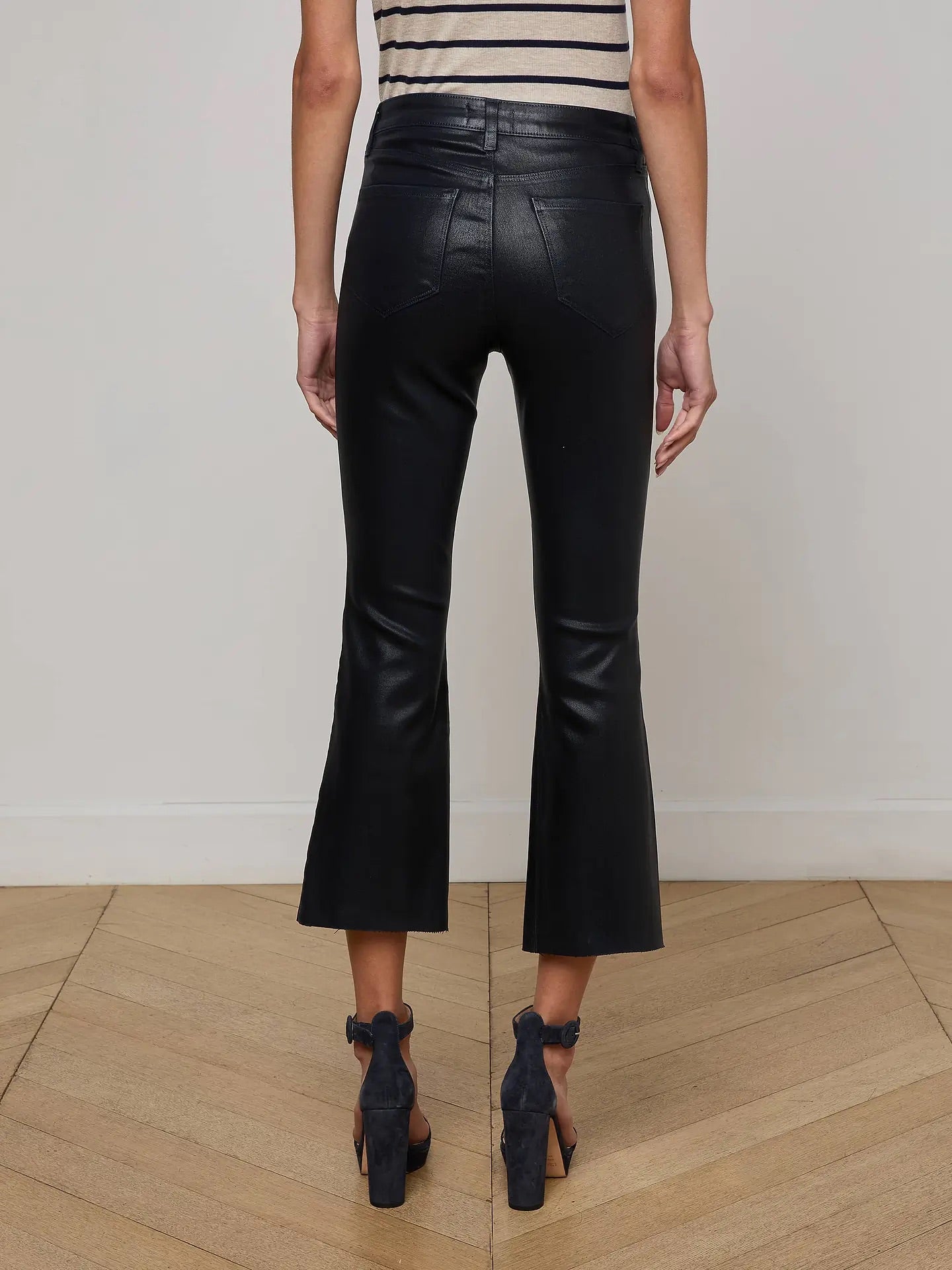 *PREORDER* KENDRA COATED CROPPED JEAN - METRO
