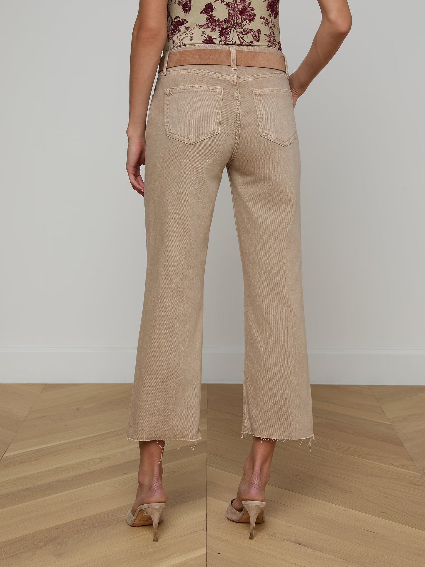 *PREORDER* WANDA CROPPED JEAN - BISCUIT