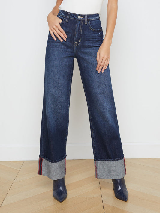 MILEY WIDE LEG JEAN - DENMARK