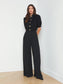 NOVA PLEATED PANT - BLACK