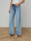*PREORDER* JOANNE WIDE LEG JEAN - DRY ICE