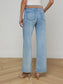 *PREORDER* JOANNE WIDE LEG JEAN - DRY ICE