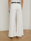 BEAU WIDE LEG JEAN - BLANC