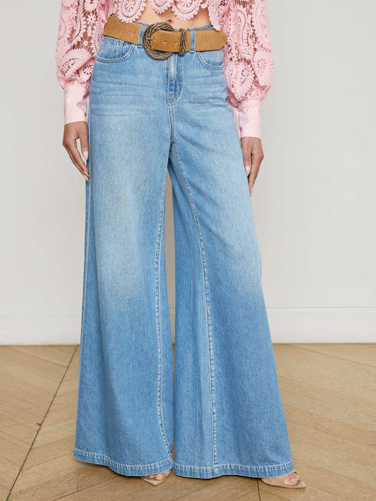 *PREORDER* QUINCY WIDE LEG JEAN - CASTER