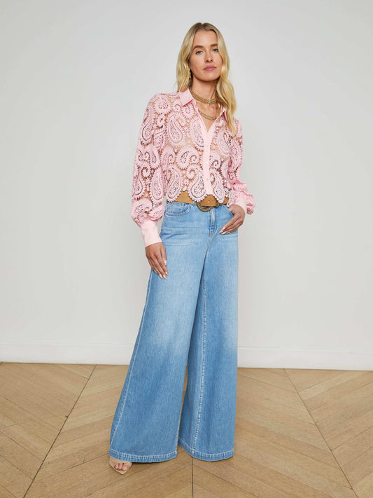 *PREORDER* QUINCY WIDE LEG JEAN - CASTER