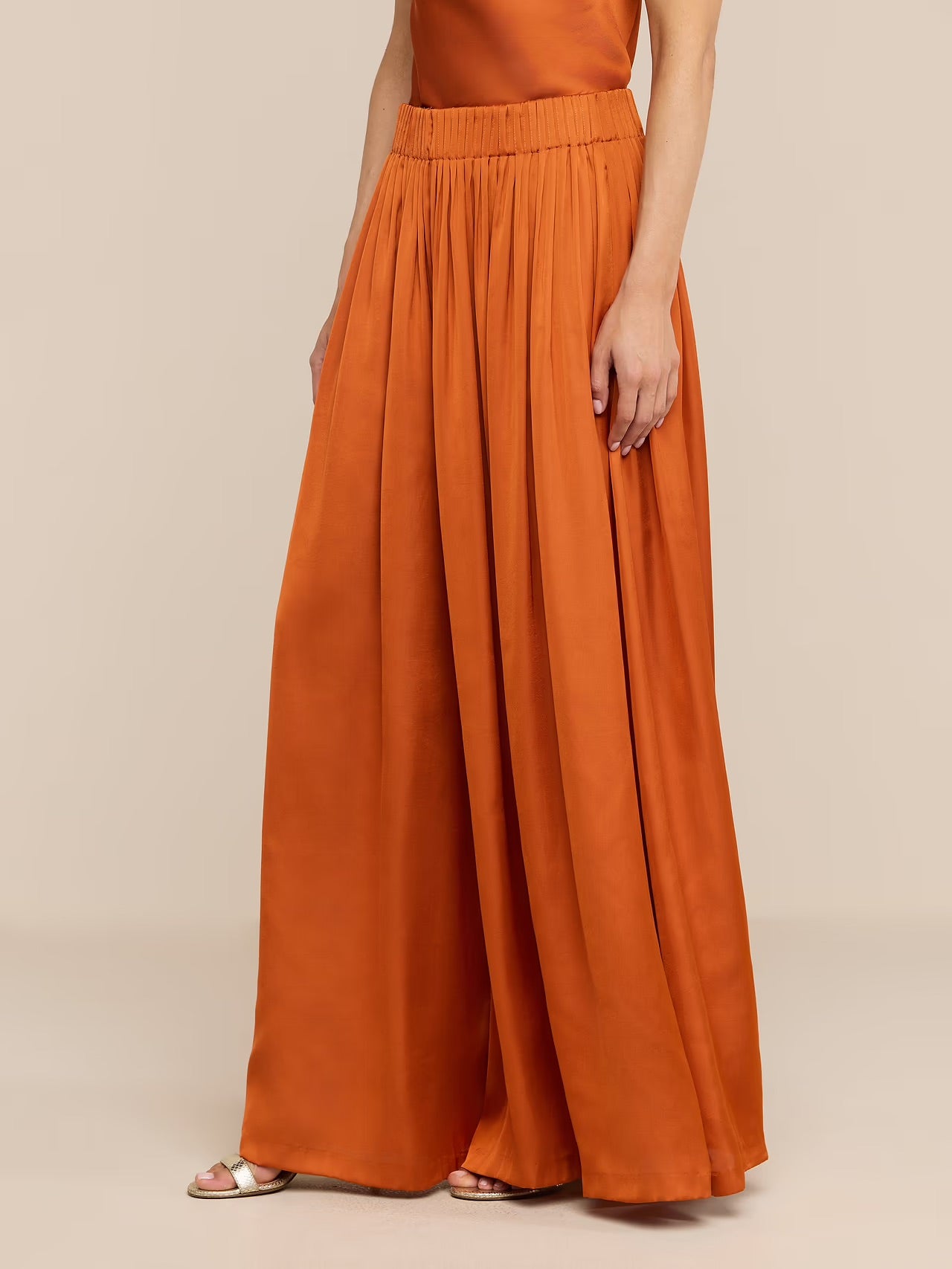 HAYLO WIDE LEG PANT - SIENNA