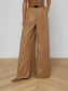 CHELSY WIDE LEG PANT - DARK MACCHIATO