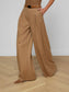 CHELSY WIDE LEG PANT - DARK MACCHIATO