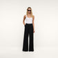 CHELSY WIDE LEG PANT - BLACK