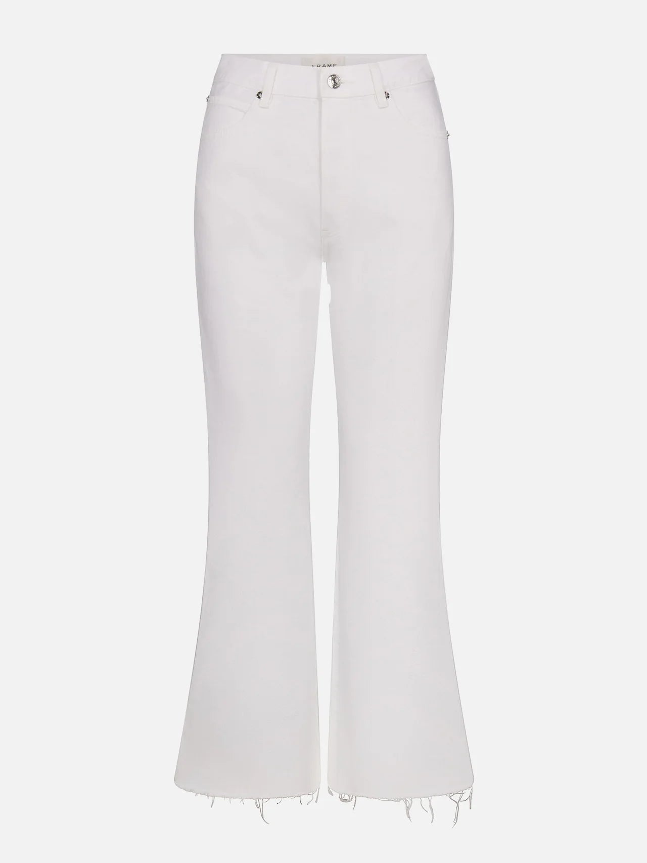 THE LAX JEAN  - WHITE RAW FRAY