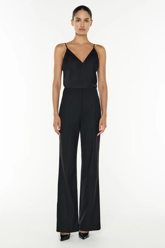 MAJOR SUIT HIGH WAISTED PANT - BLACK