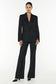 MAJOR SUIT HIGH WAISTED PANT - BLACK