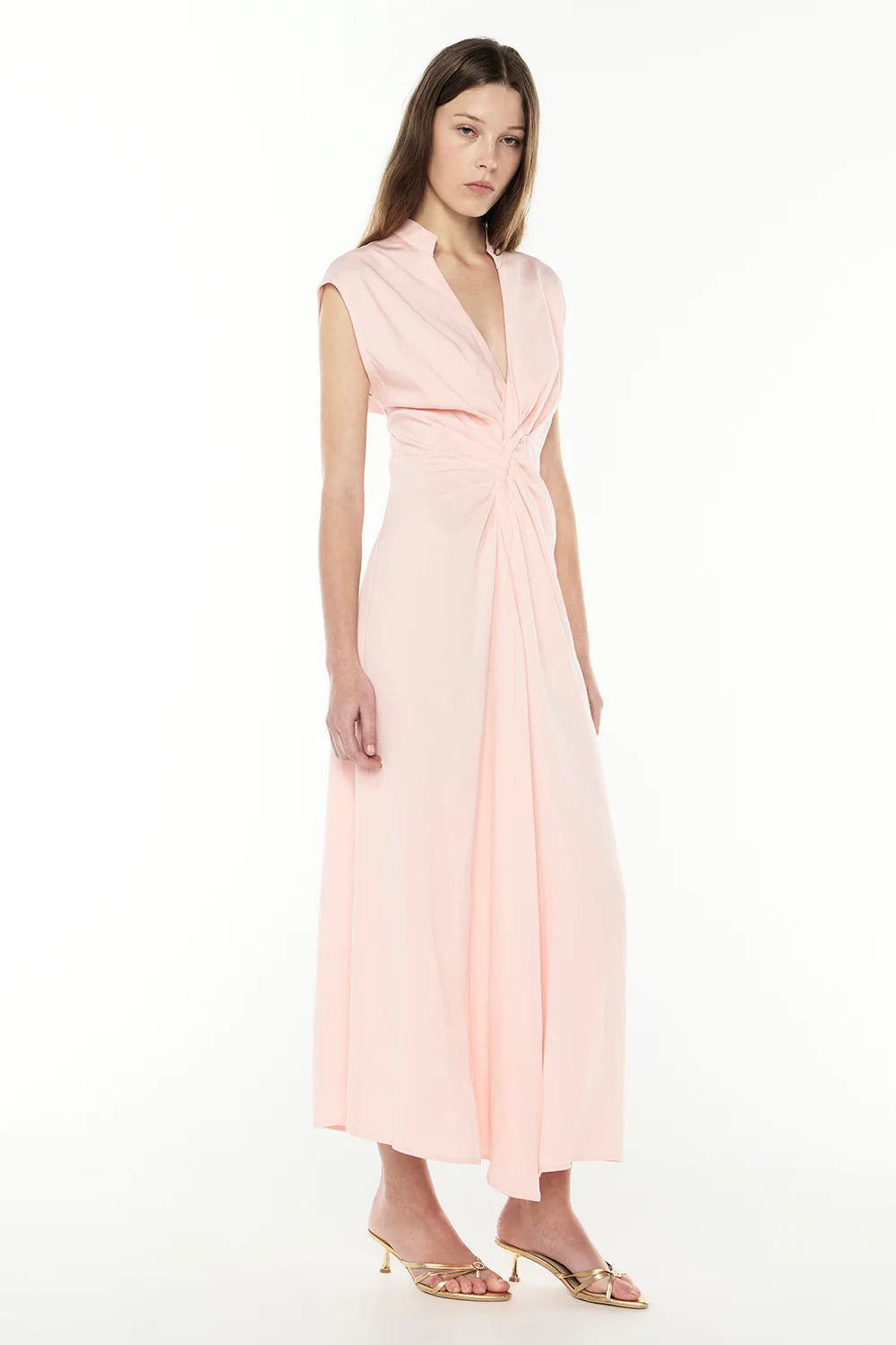 SWEET LIFE MIDI DRESS - PALE PINK