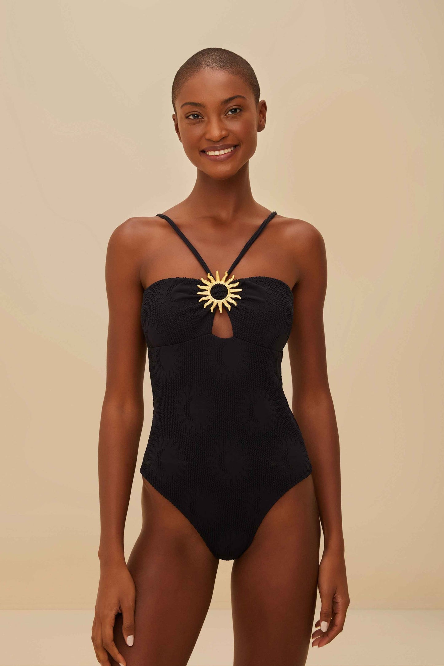 SUNNY MOON ONE PIECE - BLACK