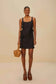 MINI DRESS SLEEVELESS - BLACK