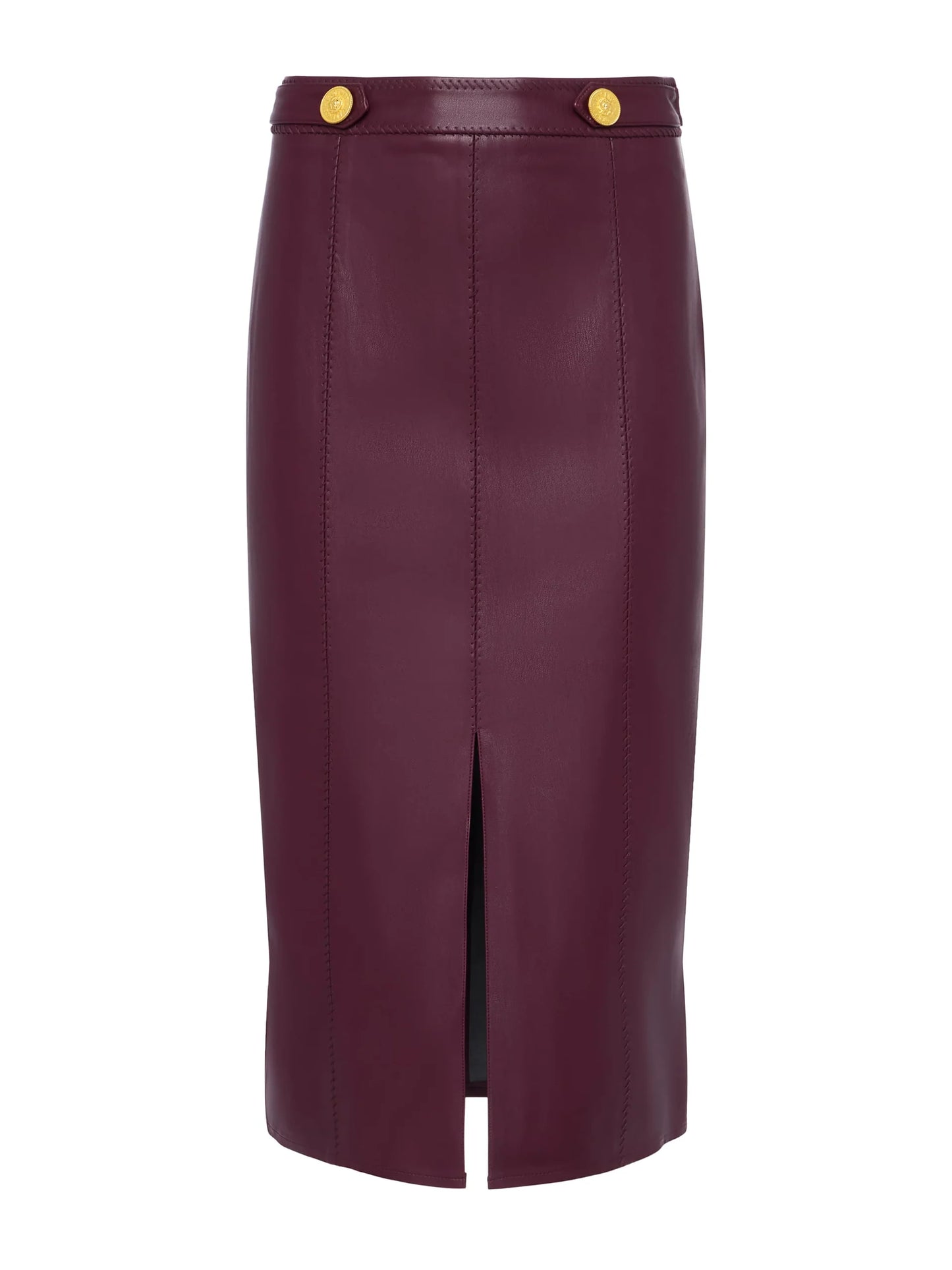 ARLETTE MIDI SKIRT - DARK PORT