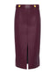 ARLETTE MIDI SKIRT - DARK PORT