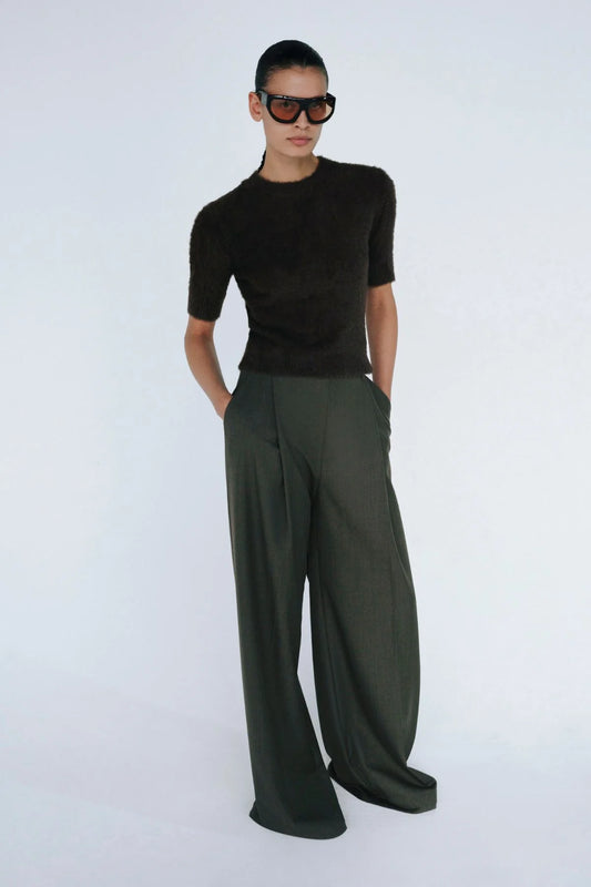 MAXIME TOP - DUSTY BROWN