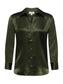 *PREORDER* DANI SILK BLOUSE - DEEP OLIVE