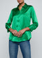 DANI SILK BLOUSE - ISLAND GREEN