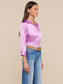 *PREORDER* DANI SILK BLOUSE - VIVID VIOLET