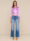 *PREORDER* DANI SILK BLOUSE - VIVID VIOLET