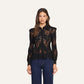 *PREORDER* JENICA LACE BLOUSE - BLACK