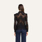 *PREORDER* JENICA LACE BLOUSE - BLACK