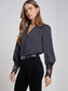*PREORDER *AVA LACE BLOUSE - BLACK