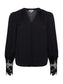 *PREORDER* AVA LACE BLOUSE - BLACK