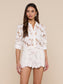LAINA EYELET SHORT - IVORY