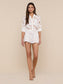 LAINA EYELET SHORT - IVORY