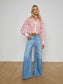 *PREORDER* ODELIA CROPPED LACE BLOUSE - BLUSH