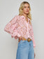 *PREORDER* ODELIA CROPPED LACE BLOUSE - BLUSH