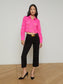 AKEMI LACE CROPPED BLOUSE - PINK GLO