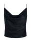 CALISTA COWL NECK CAMI - BLACK