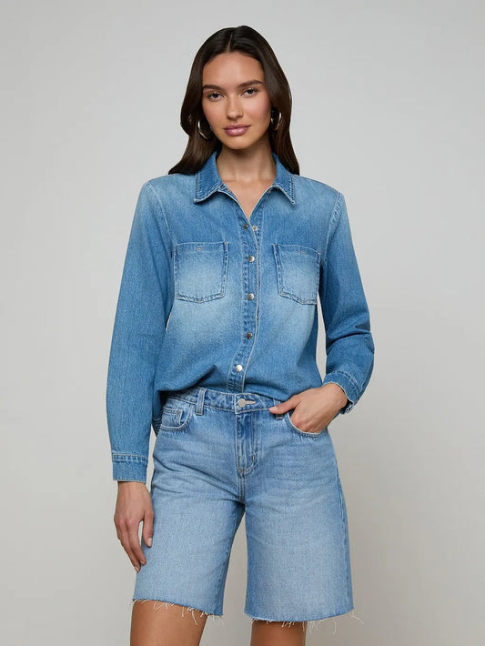 ISLA DENIM SHIRT - ANAHEIM