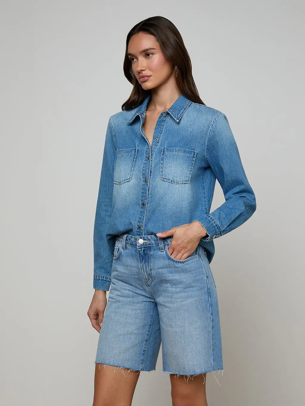 ISLA DENIM SHIRT - ANAHEIM