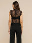 *PREORDER* TOURS LACE TOP - BLACK