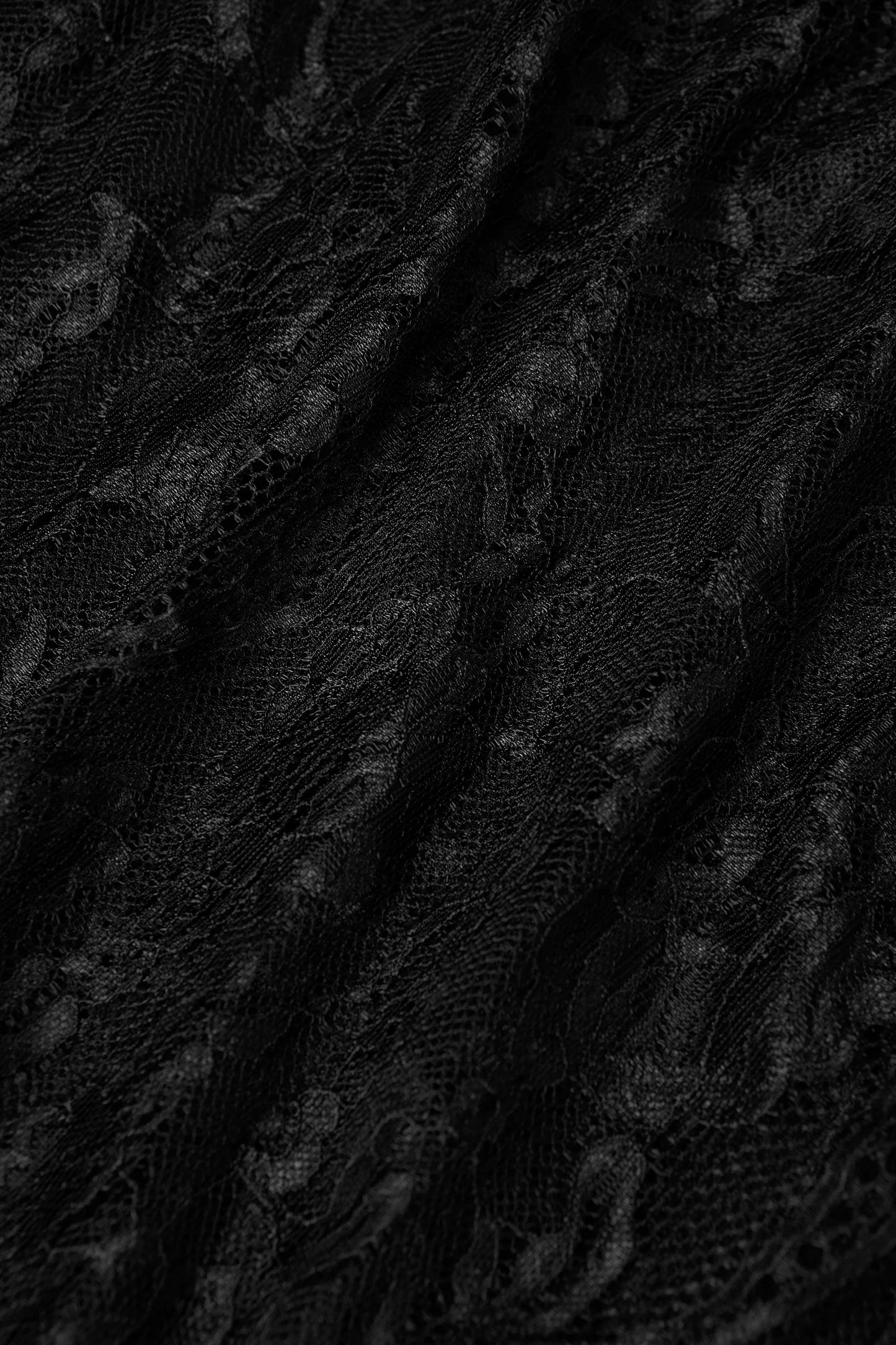 TOURS LACE TOP - BLACK