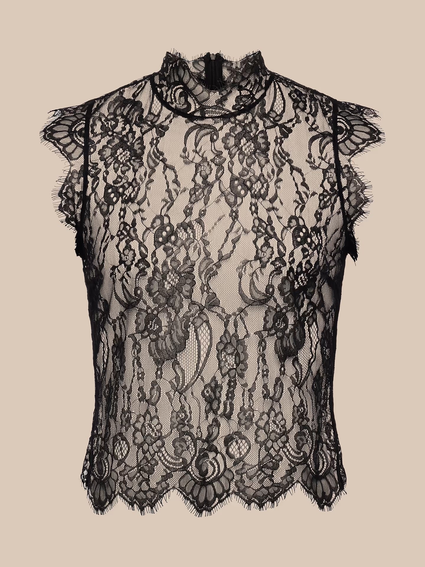 *PREORDER* TOURS LACE TOP - BLACK