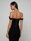 ASUKA CORSET TOP - BLACK