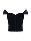 ASUKA CORSET TOP - BLACK