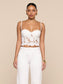SONYA BUSTIER TOP - IVORY