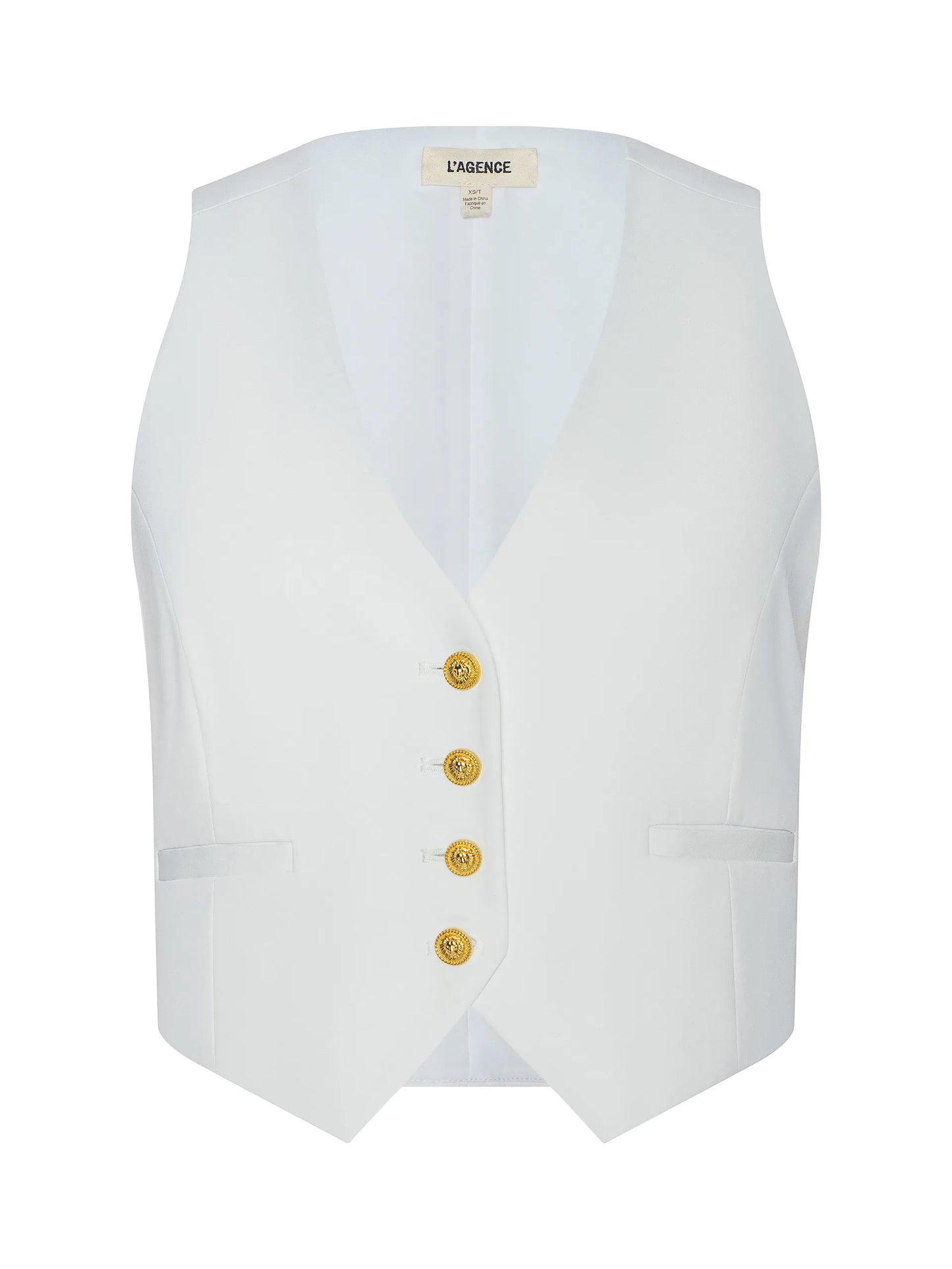 JIANNA SHORT VEST - IVORY
