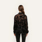 *PREORDER* LAURENT VELVET BLOUSE - BLACK