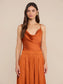 CALISTA COWL NECK CAMI - SIENNA