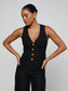KINO LACE VEST - BLACK