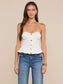 ANNA CORSET TOP - WHITE